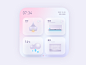 pink smart home ui vector illustration 3d ui