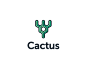 Cactus 仙人掌 多肉 花草 店铺 商标设计  图标 图形 标志 logo 国外 外国 国内 品牌 设计 创意 欣赏