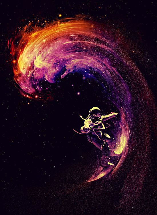 Space Surfing Art Pr...