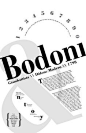 Bodoni Type Poster on Behance