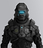 Spectre tactical insertion operative in McGrath Power Combat Suit Mk. IV and smart uniform