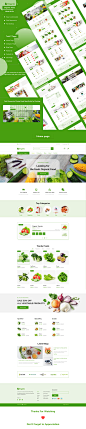 Organic Food Web UI Kit : Meet Organic Food for web, a feature-packed UI kit that was specifically designed to run on desktop.This product is the web version of Organic Food and it offers all the same amazing features, except that it is now available for 