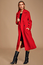 New Chapter Red Brushed Wool Coat