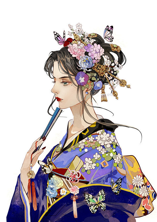 古风人物插画师长乐nina