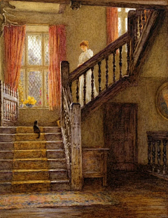 大树水彩采集到海伦·阿林厄姆 Helen Allingham