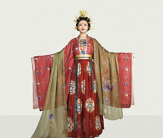 长安月—菩提雪传统服饰的唐朝汉服