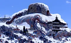 浮世绘卷 北海道购物纪行_整只橙作品_手绘/二维_CG模型网