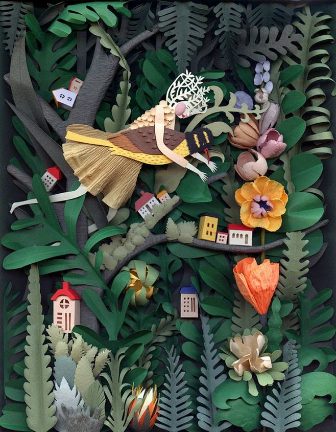 Cut Paper Sculptures...