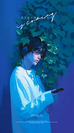 有一种夏天 叫做晴天
#画画 #治愈系 #情绪零碎 #壁纸@喵姐是只猫，采集@屿堍