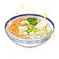 Jewelry Soup : Jewelry Soup is a food item that the player can cook. The recipe for Jewelry Soup is obtainable from Mt. Aocang during the Custodian of Clouds quest. The regular version of the dish is also sold by Harris at the Dragonspine camp. Depending 