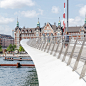 WilkinsonEyre continues revitalization of copenhagen's harbor with foot and cycle bridge
