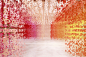 140,000 Pieces of Paper Form a Colorful 'Universe of Words' Installation by Emmanuelle Moureaux : Tokyo-based French architect Emmanuelle Moureaux (previously) recently hung 140,000 pieces of paper from the ceiling to create rainbow passageways in celebra