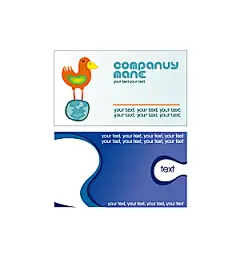 时尚创意名片矢量模板素材