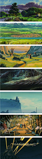 【美图】看宫崎骏的美景图，你能说出几部电影名称呢？_吉卜力_Missevan_动漫新闻_M站