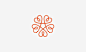对称图案 https://88ICON.com logo设计 重叠 花型 装饰