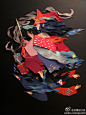 #求是爱设计#插画家 Morgana Wallace的纸艺，生动又梦幻。