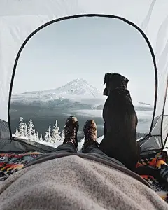 Rodrigo Trevino  https://www.instagram.com/rodtrvn/  Mt. Hood, Oregon  &quot;My family lives 1000 miles away, therefore, I'll be camping around Mt. Hood with Rango, my dog. Follow my snapchat to see what kind of trouble we get into. Happy holidays everyon