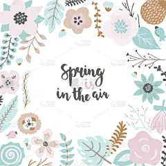 叶子,多色的,边框,可爱的,华丽的,浪漫,简单,壁纸,花,问候