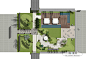 草图大师su模型新中式小庭院 游园 屋顶花园 景观设计 园林绿化-淘宝网_3763597952