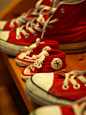 (via (438) sooo adorable!! | Red tuning | Pinterest | Baby Converse, Converse and Crochet Baby) 