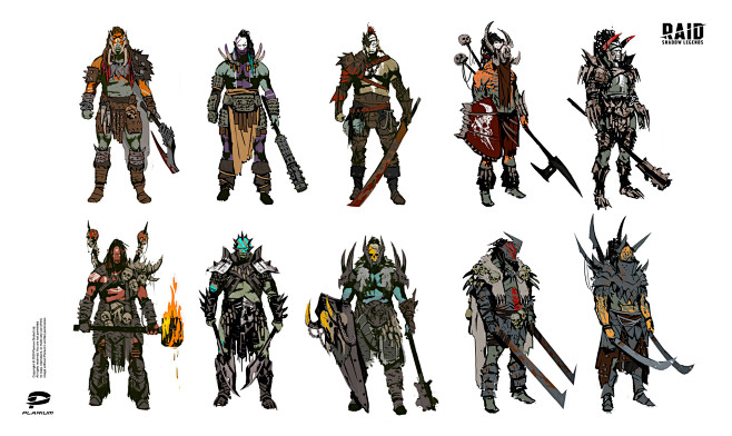 Orcs concept art , V...