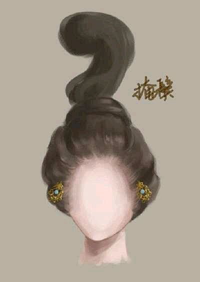 [发饰介绍]古代女子发饰_古装手绘美女图...