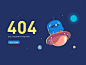 404 page : View on Dribbble