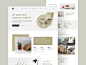 Behance 上的 Furniture Website Landing Page Ui Design