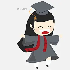 穿着灰色学士服的卡通小女生图片大小2063x2063px 图片尺寸173.89 KB 来自PNG搜索网 pngss.com 免费免扣png素材下载！读书#卡通手绘#卡通小女孩#女学生#小学生#小学生毕业了#学士服#学士帽#
