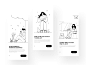 NO Guide page branding design illustration illustrations logo ui 应用 插图 活跃 设计