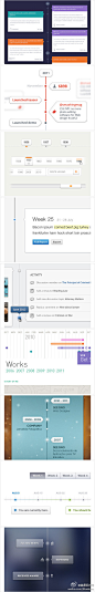 20个使用时间轴的网页设计和UI设计：http://t.cn/zl2xdw3；时间轴应该是做社区的一个重要方向，记录用户一天都在我的网站上做了什么。
