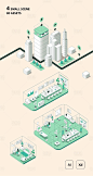 【源文件下载】 海报 插画 2.5D 等距 办公 建筑 空间 互联网 科技 设计作品 设计图集