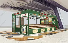 复古现代零食店3D模型下载【ID:1166458141】