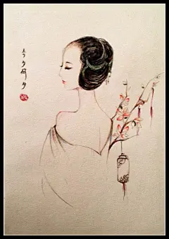 紫塞边城  的插画 今夕何夕