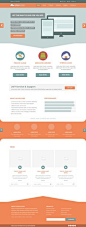 Open Cloud Free Hosting Template, #Flat, #Free, #Hosting, #Layout, #PSD, #Resource, #Template, #Web #Design