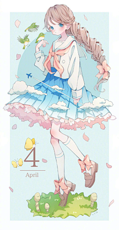 蓝小美Lan采集到しらほ 画师