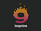 Loopnine舞蹈徽标均衡器夜曲品牌