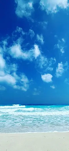 原图壁纸：海边微风起，等风也等你-今日头条