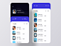 Broadcasting iOS App UI Exploration : Collection of cool app ui from our recent Dribbble shots. All the r