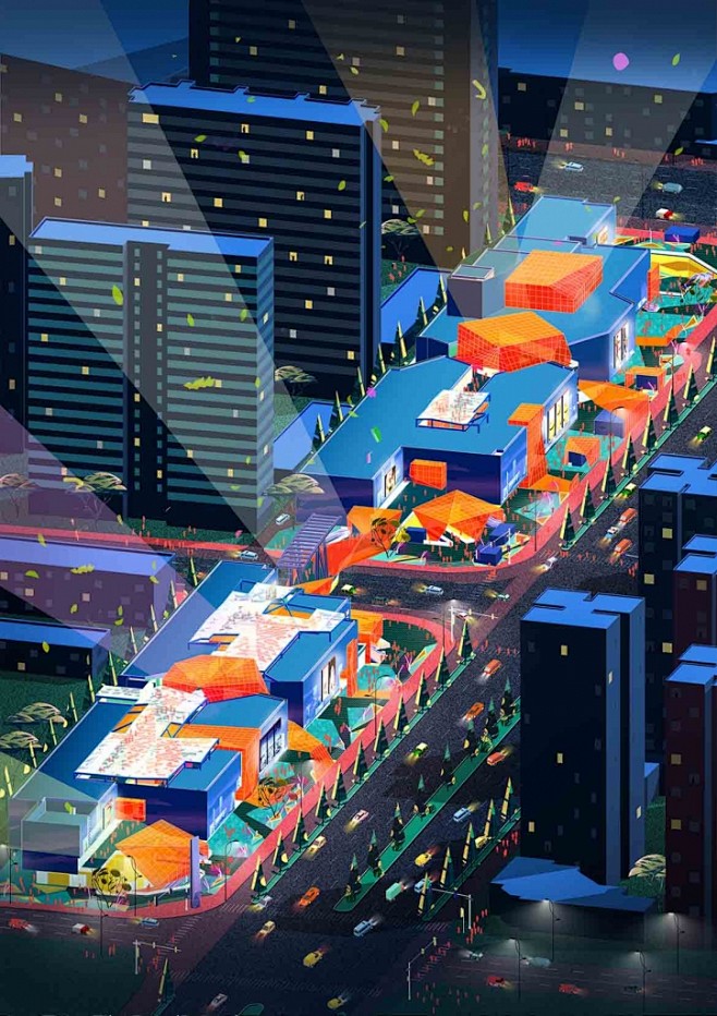 六百本商业街改造