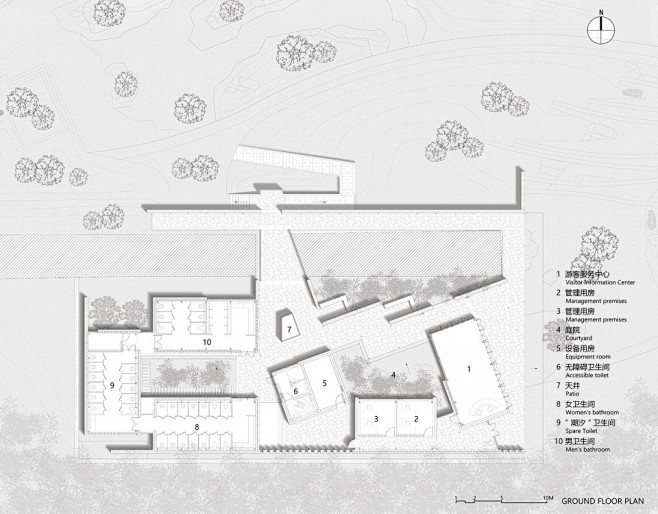 南京汤山猿人洞游客驿站 / 东南院 建筑...