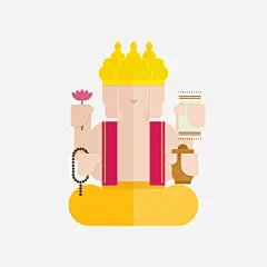 扁平化卡通佛祖_新图网 https://www.ixintu.com