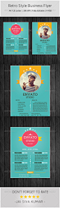 Retro Style Business Flyer - Corporate Flyers