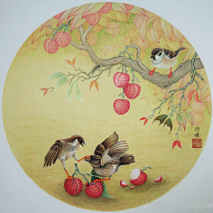 工笔画-花鸟动物-花瓣网|陪你做生活的设计师 | 画家黄乃雄工笔岭南