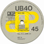 45cat - UB40 - Red Red Wine / Sufferin' (Version) - DEP International - UK - DEP 7