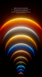 color palette gradient gradients nasa solar system Gradient Color art direction  universe artist universeart