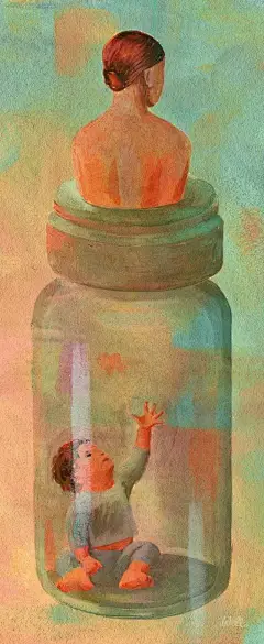 插画 | 日常生活和童年记忆 混搭出的奇幻