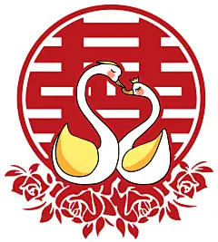 中国风,结婚,婚姻,新婚,喜字,传统,喜庆,设计,窗花,带人物的,带动物的,植物,剪影,红色,时尚,字体设计,素材,元素,白底,花朵,爱心,爱情,浪漫的，爱情，情人节，插画，插图，七夕