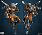 Valkyrie Apex Legends, Jeremy Jodoin : Valkyrie base character made for Apex Legends
Responsible for high and low poly, UV, texture, and integration
Most of my 2020 was spent developing this lady
Massive amount of credit goes to Gary Huang and Will Cho fo