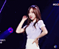 【GIF】不会wink的#AOA 玟娥#每次都是两只眼睛一起眨，大眼睛真是萌到爆！！大美妞果然做什么都可爱呢~~~